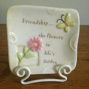 Friendship tile in little stand